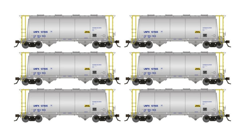 Load image into Gallery viewer, Rapido HO Scale Procor 3000cuft Aluminum Hopper No Wordmark 6-Pack #4 - 172008