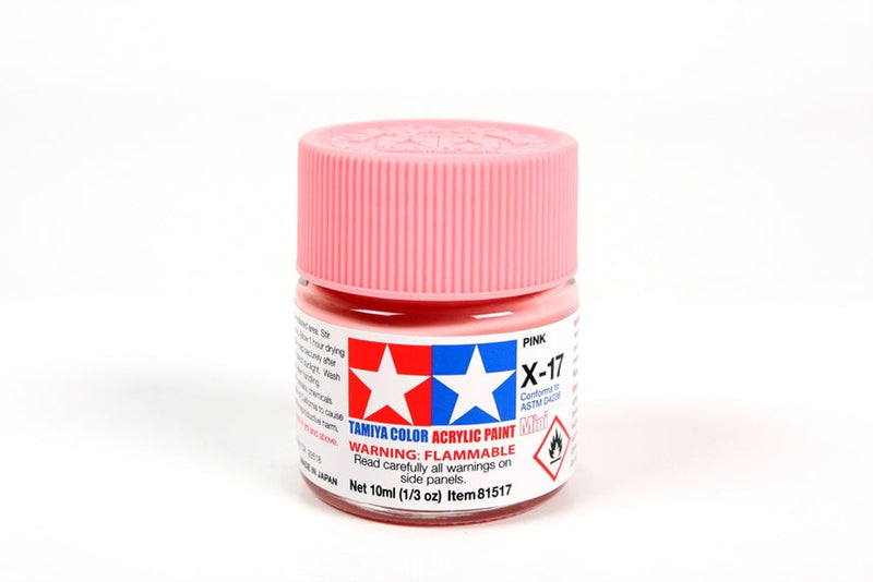 Load image into Gallery viewer, Tamiya Acrylic X-17 Pink 10ml Bottle