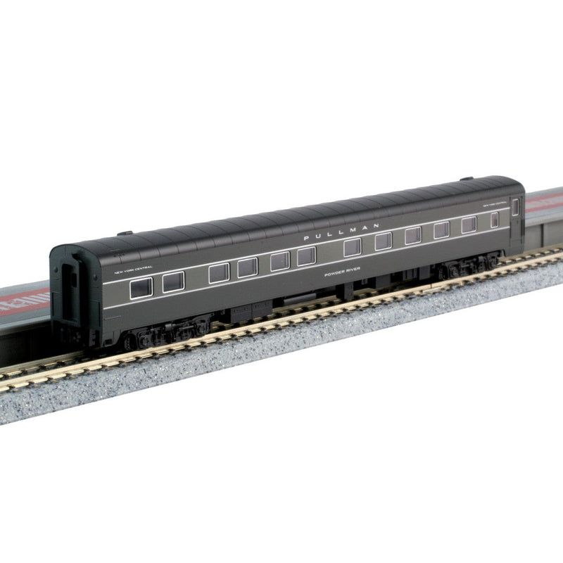 Load image into Gallery viewer, Kato N Scale New York Central '20th Century Limited' 4 Car Add-On Passenger Set 106-7130