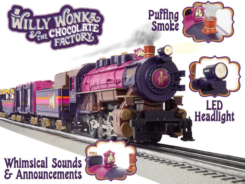 Load image into Gallery viewer, Lionel O Willy Wonka & The Chocolate Factory LionChief Bluetooth 5.0 Set - 2323070