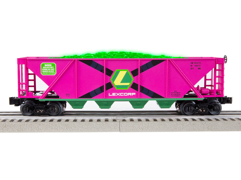 Load image into Gallery viewer, Lionel O Scale DC LexCorp Kryptonite Hopper - 2328100