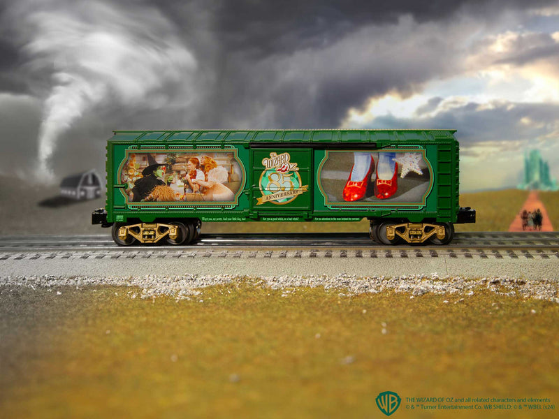 Load image into Gallery viewer, Lionel O Scale Wizard of Oz Illuminated Red Slippers Box Car - 2428050