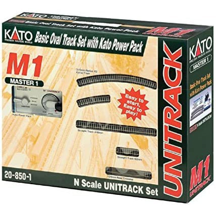 Load image into Gallery viewer, Kato N Scale M1 Basic Oval Track Set w/ Power Pack
