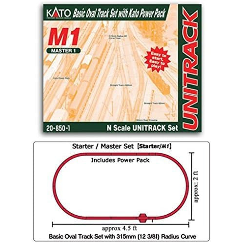 Load image into Gallery viewer, Kato N Scale M1 Basic Oval Track Set w/ Power Pack