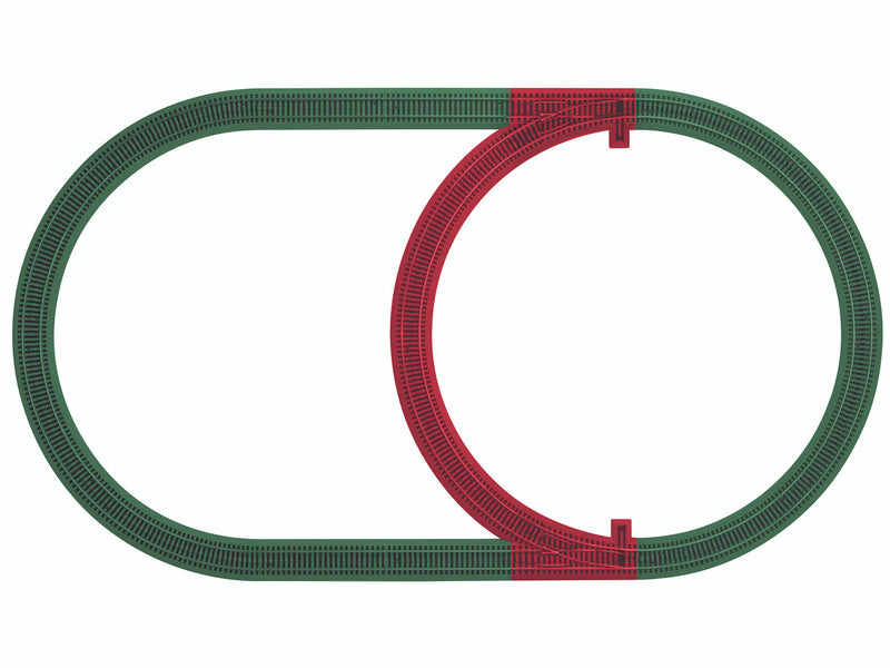 Load image into Gallery viewer, Lionel S Scale AF FasTrack Inner Passing Loop Add-On Track Pack - 49890