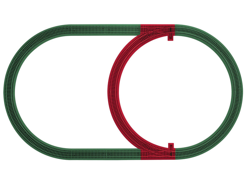 Load image into Gallery viewer, Lionel S Scale AF FasTrack Inner Passing Loop Add-On Track Pack - 49890