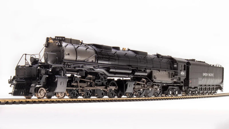 Load image into Gallery viewer, Broadway Limited HO Scale Union Pacific UP Big Boy #4014 Promontory Excursion Glossy Finish Challenger Excursion Tender Paragon4 Sound/DC/DCC W/ Smoke