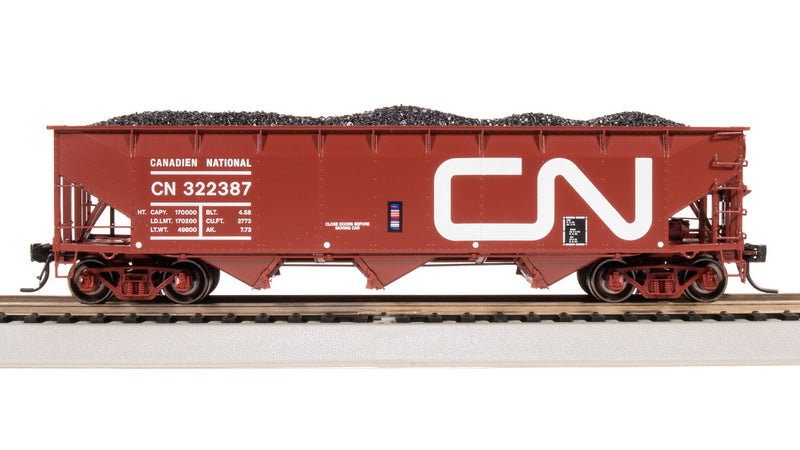 Load image into Gallery viewer, Broadway Limited HO Canadian National AAR 70-Ton Triple Hopper Pack of 4 - 7373