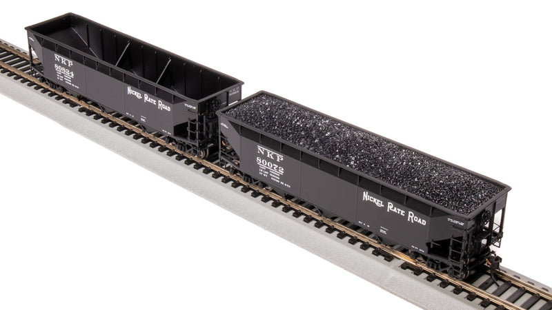 Load image into Gallery viewer, Broadway Limited HO Scale NKP AAR 70-Ton Triple Hopper (Pack of 4) - 7375