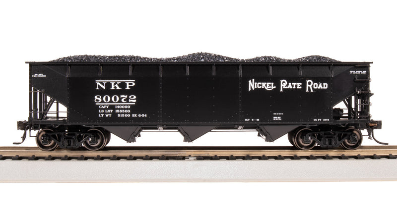Load image into Gallery viewer, Broadway Limited HO Scale NKP AAR 70-Ton Triple Hopper (Pack of 4) - 7375