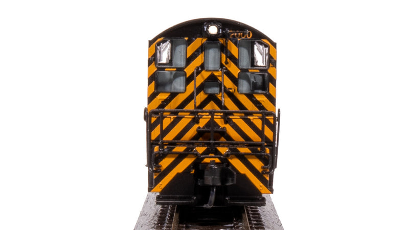 Load image into Gallery viewer, Broadway Limited N Scale DRGW EMD NW2 Diesel Locomotive Black & Gold #100 - 7490