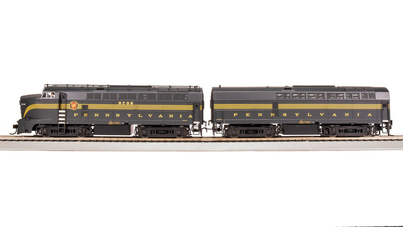 Load image into Gallery viewer, Broadway Limited HO Scale PRR Baldwin RF-16 Sharknose 9708A/9708B DCC/Sound - 7690