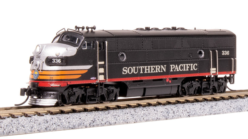 Load image into Gallery viewer, Broadway Limited N Scale SP EMD F3A Black Widow Diesel Locomotive #337 - 7738