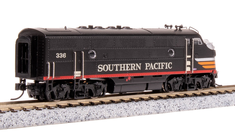 Load image into Gallery viewer, Broadway Limited N Scale SP EMD F3A Black Widow Diesel Locomotive #337 - 7738