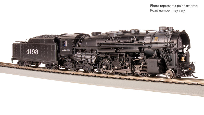 Load image into Gallery viewer, Broadway Limited HO Scale ATSF 2-8-4 Berkshire, T1A 4193 (DCC/Sound) - 7890