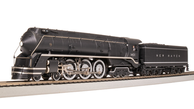 Load image into Gallery viewer, Broadway Limited HO New Haven I-5 Original Block Lettering Steam #1401 - 7870