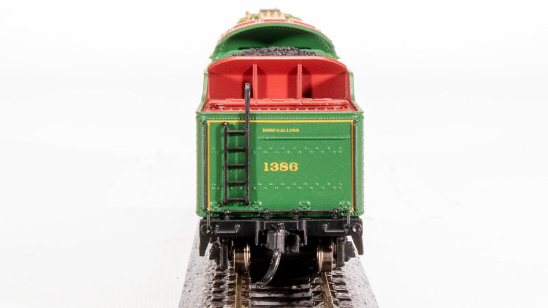 Load image into Gallery viewer, Broadway Limited N Scale Southern Heavy Pacific 4-6-2 Sylvan Green #1386 - 7987