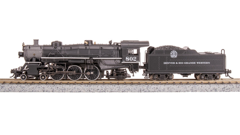 Load image into Gallery viewer, Broadway Limited N Scale DRGW Light Pacific 4-6-2 Steam #805 - 8004