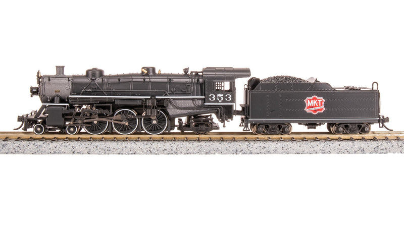 Load image into Gallery viewer, Broadway Limited N Scale MKT Light Pacific 4-6-2 Steam #353 - 8007