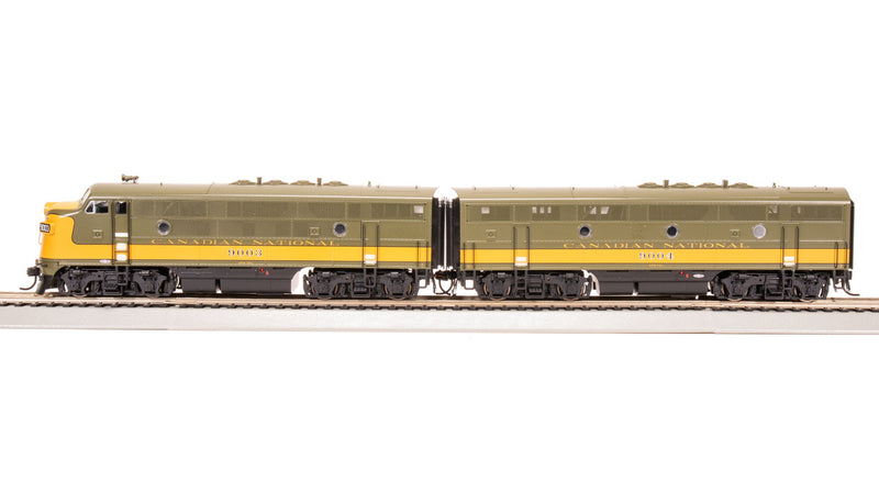 Load image into Gallery viewer, Broadway 8161 Canadian National EMD F3 A/B Olive Green & Gold 9003/9004 - HO