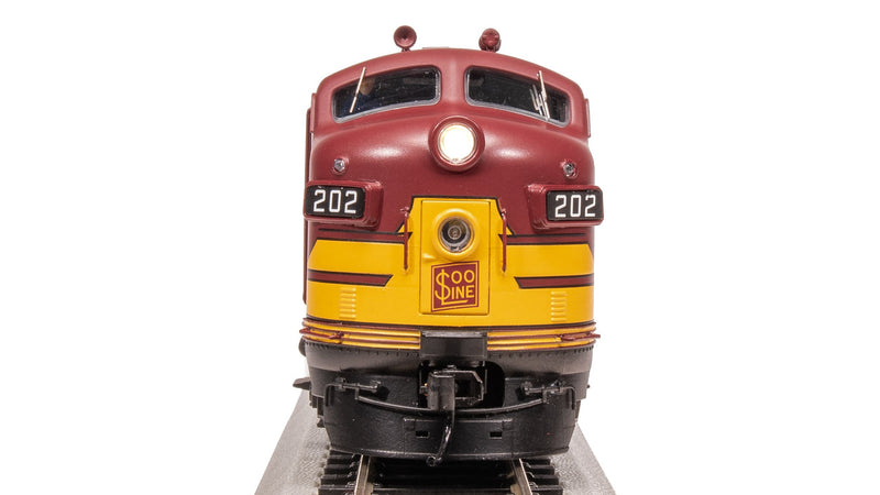 Load image into Gallery viewer, Broadway Limited HO Scale Soo Line EMD F3A Maroon & Imitation Gold #202B - 8176