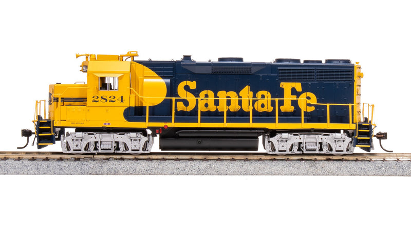 Load image into Gallery viewer, Broadway Limited HO Scale ATSF EMD GP35 Blue Warbonnet Diesel #2824 - 8220