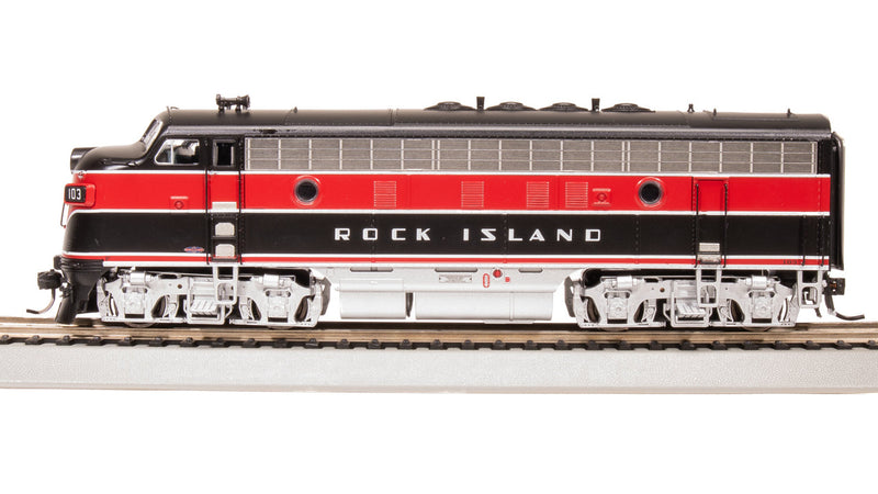 Load image into Gallery viewer, Broadway Limited HO Scale CRIP EMD F7A Red/Black w/ Aluminum Trucks Diesel #103 - 8304