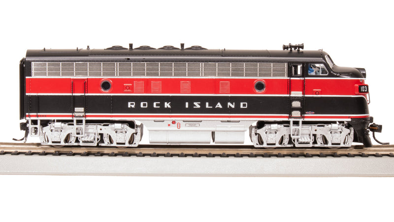 Load image into Gallery viewer, Broadway Limited HO Scale CRIP EMD F7A Red/Black w/ Aluminum Trucks Diesel #103 - 8304