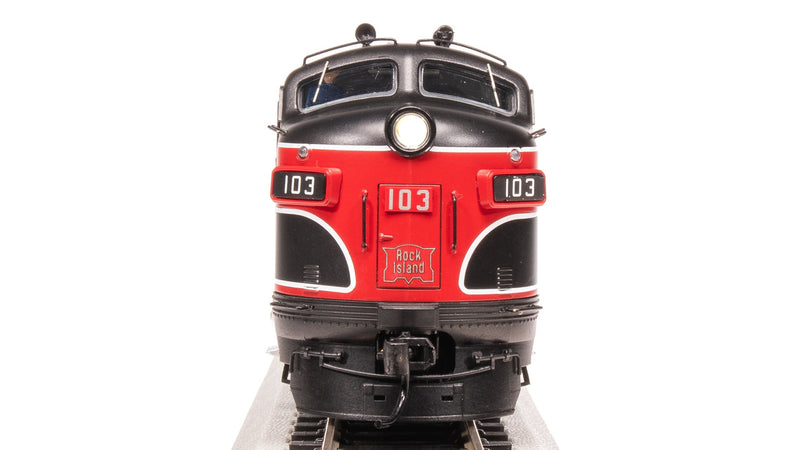 Load image into Gallery viewer, Broadway Limited HO Scale CRIP EMD F7A Red/Black w/ Aluminum Trucks Diesel #103 - 8304