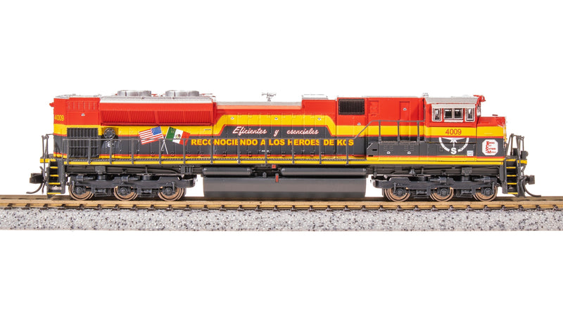 Load image into Gallery viewer, Broadway Limited N KCS 4009 "Heroes" Scheme SD70ACe Pargon 4 DCC/Sound