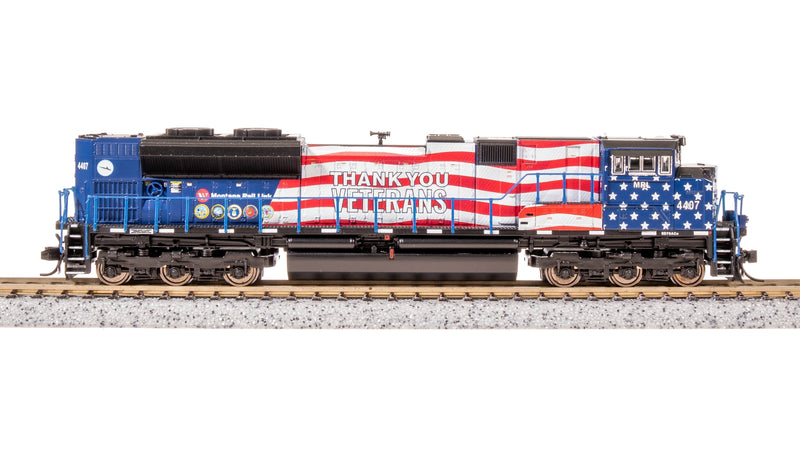 Load image into Gallery viewer, Broadway Limited N MRL 4407 Veterans Tribute SD70ACe Pargon 4 DCC/Sound