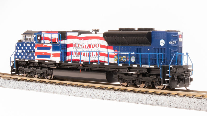 Load image into Gallery viewer, Broadway Limited N MRL 4407 Veterans Tribute SD70ACe Pargon 4 DCC/Sound