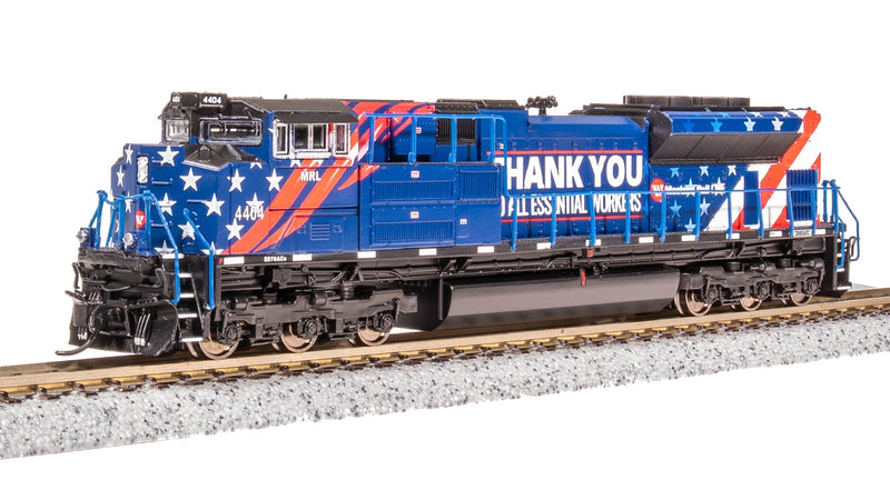 Load image into Gallery viewer, Broadway Limited N MRL 4404 Essential Workers Tribute SD70ACe Pargon 4 DCC/Sound