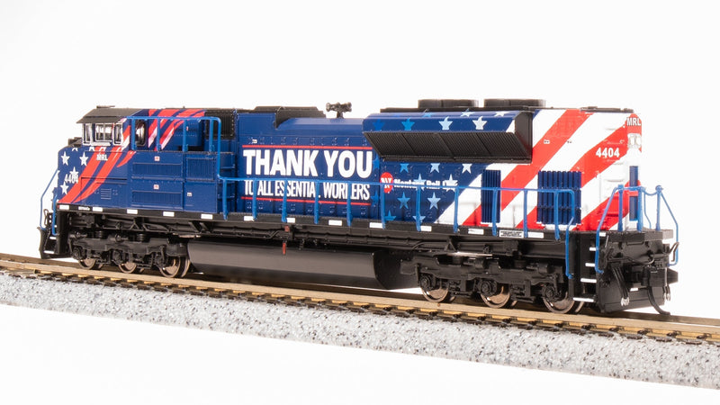 Load image into Gallery viewer, Broadway Limited N MRL 4404 Essential Workers Tribute SD70ACe Pargon 4 DCC/Sound