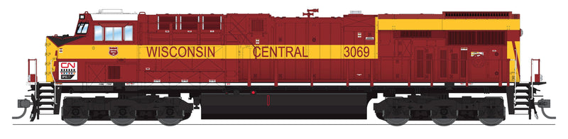 Load image into Gallery viewer, Broadway Limited HO Scale Canadian National Wisconsin Central Heritage 3069 ES44AC GEVO Locomotive DCC/Sound Pargon 4