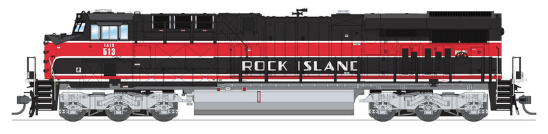 Load image into Gallery viewer, Broadway Limited HO Scale Iowa Interstate IAIS 513 Rock Island ES44AC GEVO Locomotive DCC/Sound Pargon 4