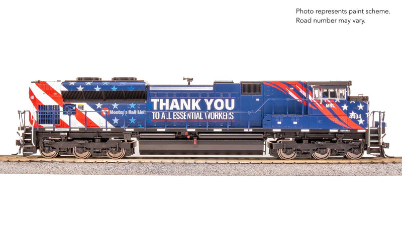 Load image into Gallery viewer, Broadway Limited HO Scale Montana Rail Link EMD SD70ACe 4404 (DCC/Sound) - 8673