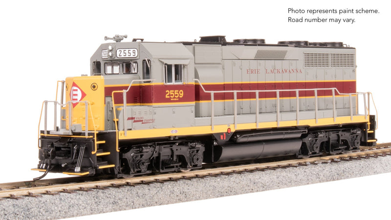 Load image into Gallery viewer, Broadway Limited HO Scale Erie Lackawanna EMD GP35 Diesel 2559 (DCC/Sound) - 8924