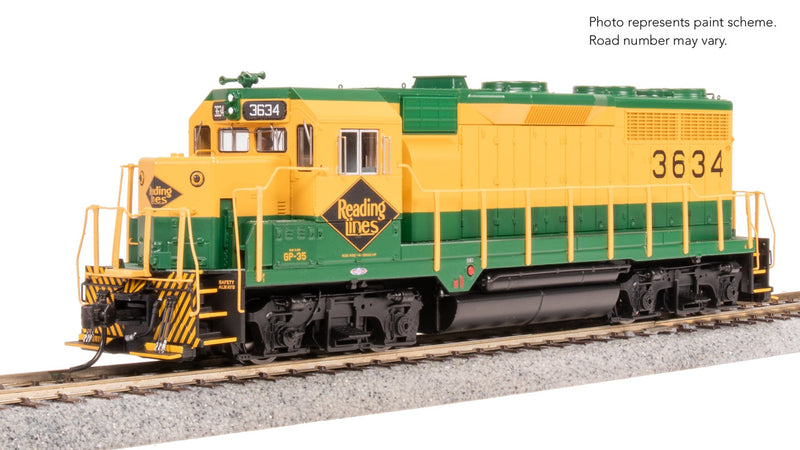 Load image into Gallery viewer, Broadway Limited HO Scale Reading EMD GP35 Diesel 3634 (DCC/Sound) - 8929