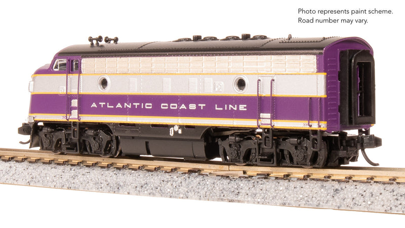 Load image into Gallery viewer, Broadway Limited N Scale F3 A-Unit ACL #344 DC Stealth Diesel New - 9220