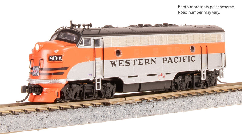 Load image into Gallery viewer, Broadway Limited N Scale F7 A-Unit WP #917D DCC Sound Paragon4 Diesel New - 9253