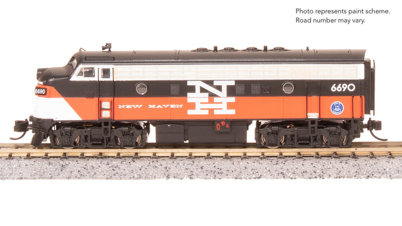 Load image into Gallery viewer, Broadway Limited N Scale EMD F7 A-Unit NH 6691 DC Stealth Diesel New - 9282