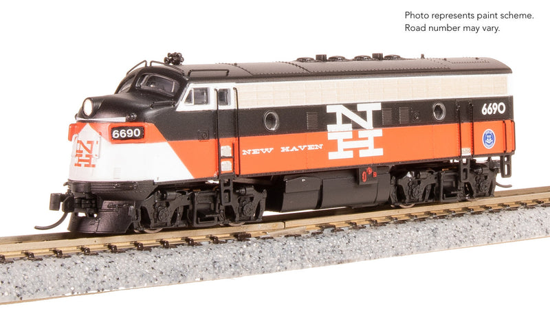 Load image into Gallery viewer, Broadway Limited N Scale EMD F7 A-Unit NH 6691 DC Stealth Diesel New - 9282