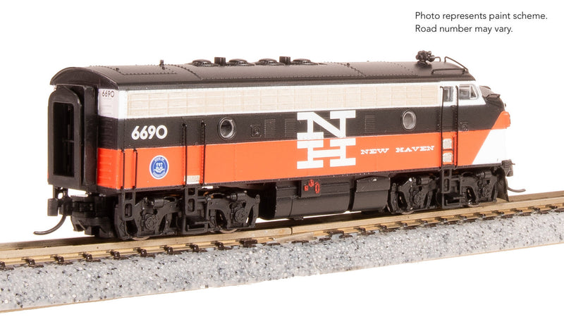 Load image into Gallery viewer, Broadway Limited N Scale EMD F7 A-Unit NH 6691 DC Stealth Diesel New - 9282