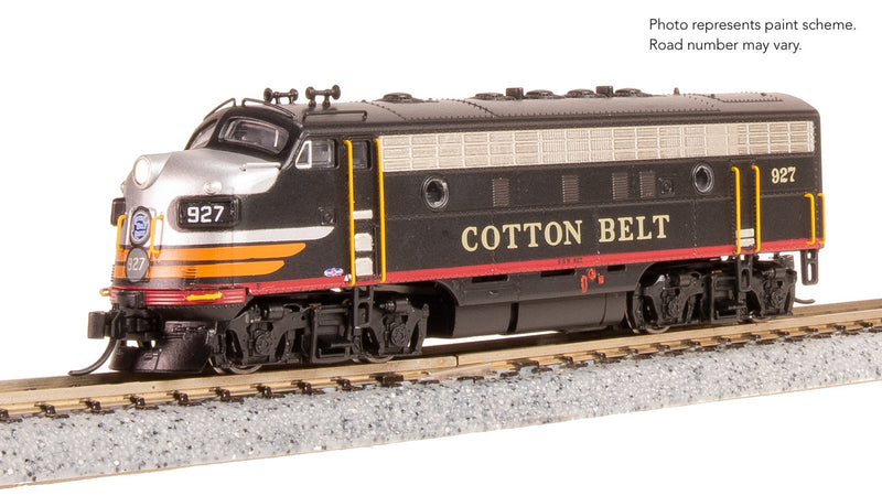 Load image into Gallery viewer, Broadway Limited N Scale F7 A-Unit Cotton Belt #931 DC Stealth New - 9283