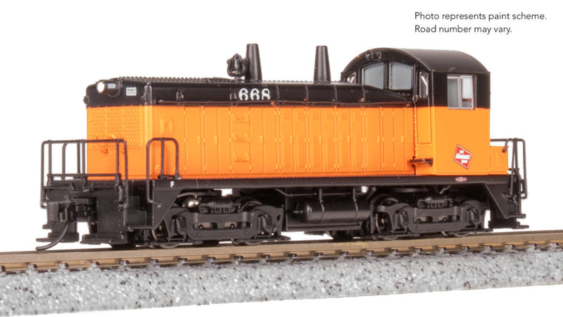 Load image into Gallery viewer, Broadway Limited 9307 N Scale Milwaukee Road EMD NW2 Switcher 670 (DCC/Sound) -