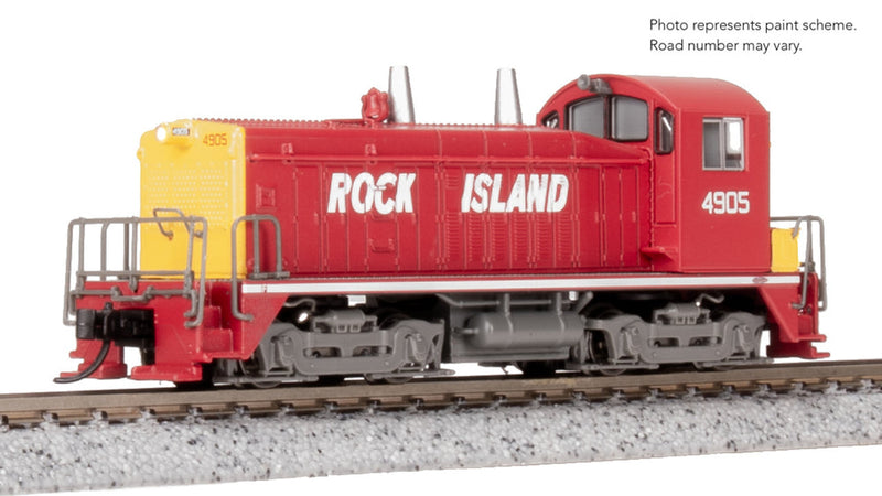 Load image into Gallery viewer, Broadway Limited 9313 N Scale Rock Island EMD NW2 Switcher 4907 (DCC/Sound) -