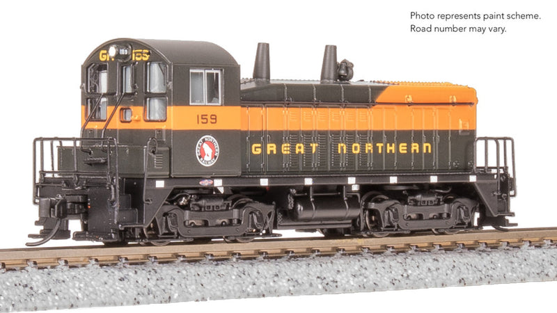 Load image into Gallery viewer, Broadway Limited 9323 N Scale Great Northern EMD NW2 Switcher 159 (Analog DC) -