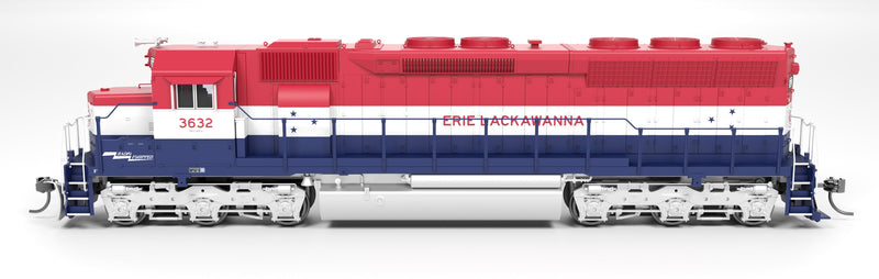 Load image into Gallery viewer, Broadway Limited HO 9800 SD45 Erie Lackawanna 3632 Bicentennial Paint Paragon4 Sound/DC/DCC HO