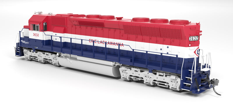 Load image into Gallery viewer, Broadway Limited HO 9801 SD45 Erie Lackawanna 3632 Bicentennial Paint No-Sound / DCC-Ready HO
